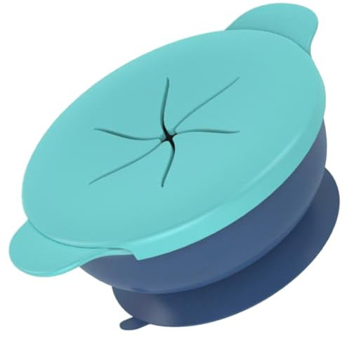 Sosoport Complemento Alimenticio Cuenco Vajilla Plato De Silicona Para Comedor Cuenco Platos Platos Para Cocina Cuenco Cuenco Vajilla Plato Platos Azul