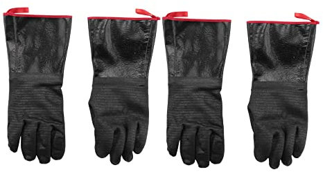 Lckiioy 4X Grill Handschuhe - Grill, Zum Umgang mit Erhitzten Speisen Direkt Auf Ihrer Fritteuse(14)