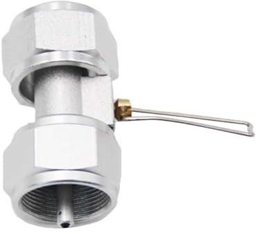 Supvox Interaktiver Propan Adapter Für Outdoor Camping Gasfüllventile Dualer Gasnachfülladapter Mit Steuerung Und Langlebigem Material