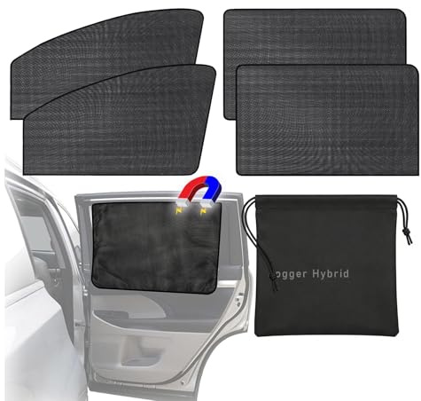 Sonnenschutz Auto,Sonnenschutz Auto Magnetisch Kompatibel mit Dacia Jogger Hybrid 140 7-Seats Seitenscheibe Sonnenschutz für Auto, Autofenster Verdunkelung Vorhang, UV Schutz