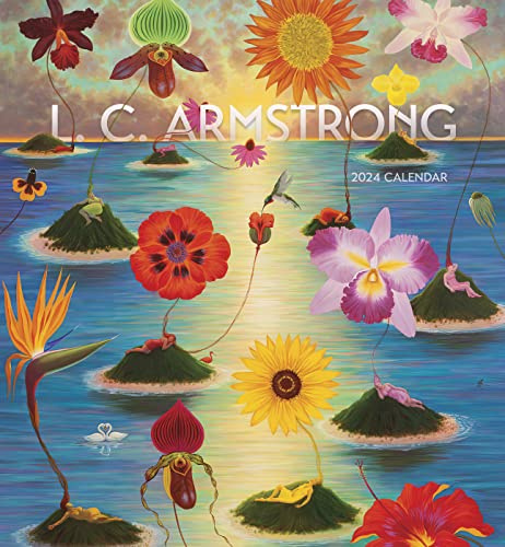 L. C. Armstrong 2024 Wall Calendar, Jahreskalender Monatskalender