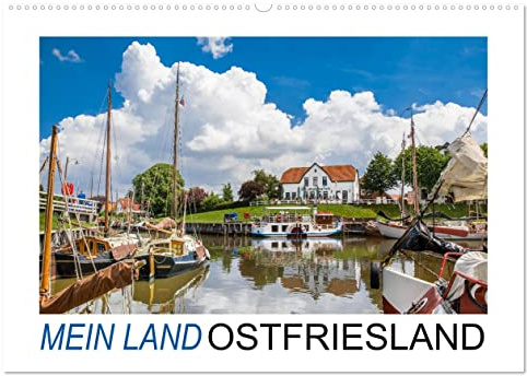 Mein Land, Ostfriesland (Wandkalender 2026 DIN A2 quer), CALVENDO Monatskalender: Brillante Bilder der Nordsee-Küstenidylle (CALVENDO Orte)