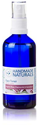 Handmade Naturals Rose/Chamomile and Geranium Face Toner | 100% natural flower water face toner