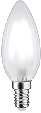Paulmann 28760 LED Kerze Leuchtmittel 5 Watt E14 6.500K Tageslichtweiß dimmbar