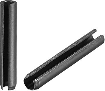 sourcing map 20 Stk 5x30mm Geschlitzterer Federstift Schlichtes Finish 65Mn