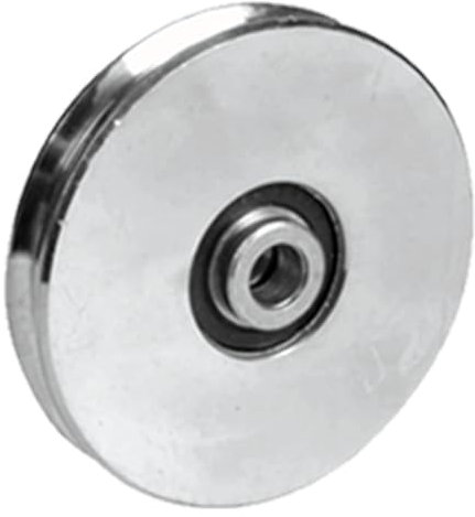 100 mm rundes Rillenrad mit 8 mm Nut für Kabel