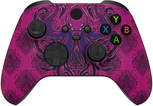 Controller wireless per Microsoft Xbox Series X/S e Xbox One, morbido al tatto, controller personalizzato per Xbox Series X/S (mostro viola X/S)