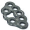 ANCLLO Placa de Aparejo 8 Agujeros Paw Descender Plate Multi Anchor Point Connector Gear para espeleología Escalada Rescate-Rescate Robusto y Duradero Placa de Aparejo de Pata