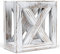 PUERSI Porte-Serviettes en Bois de Ferme pour Tables, Décor de Cuisine Rustique pour Comptoir, Distributeur de Serviettes Idéal pour les Comptoirs de Salle à Manger (Blanc)