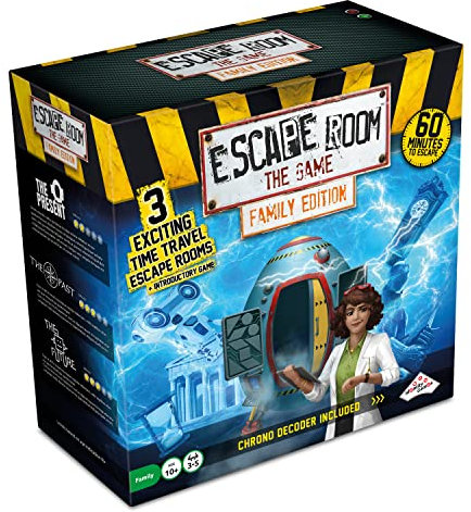Escape Room The Game: Family Edition - Time Travel, Family Games, For 3 - 5 Players, Ages 10+