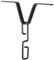 Regenketten Gartendeko, Dachrinnenclip Für Regenkette V-förmiger Regenkettenhaken Regenkettenadapter Mit S-förmigem Haken, Regenketten Rinnenadapter Regenkettenzubehör Für Fallrohrauslass, Schwarz