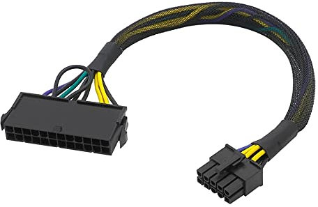 iHaospace Câble Adaptateur d'alimentation 24 Broches vers 10 Broches ATX pour Lenovo Carte mère, câble d'alimentation 24 Broches pour Bloc d'alimentation.