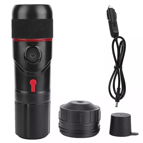 Portable/Travel Espresso Machine for Outdoors, Car, Camping, Hiking; For Nespresso & Dolce Gusto Pods and Ground Coffee; Charge from Car Lighter or Power Bank