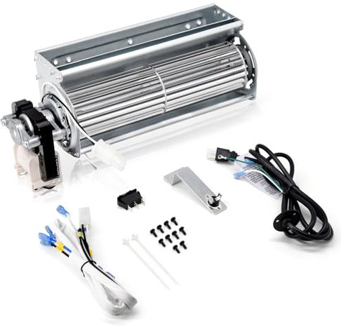 Criditpid GFB100 Entlüftungsfreier Kamin-Gebläsemotor für Pleasant Hearth Kamin, Ersatz Entlüftungsfrei Ventless Gas Kamin Gebläse Ventilator für GHP Group Pleasant Hearth Kaminsysteme