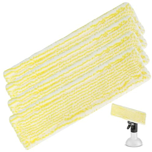 Funda de Microfibra Para Aspiradora de Ventanas, 4 Piezas Para Repuestos de Limpiacristales Kärcher, Funda de Microfibra Para Limpiacristales, Piezas de Repuesto Para Limpiacristales