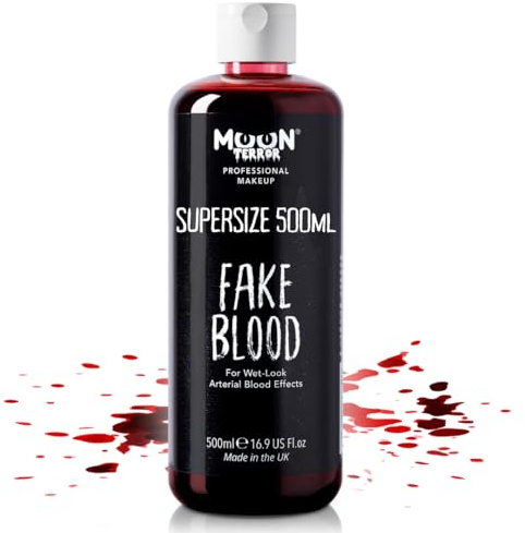 Moon Terror Faux Sang 500ml Déguisement de Halloween / Vampire