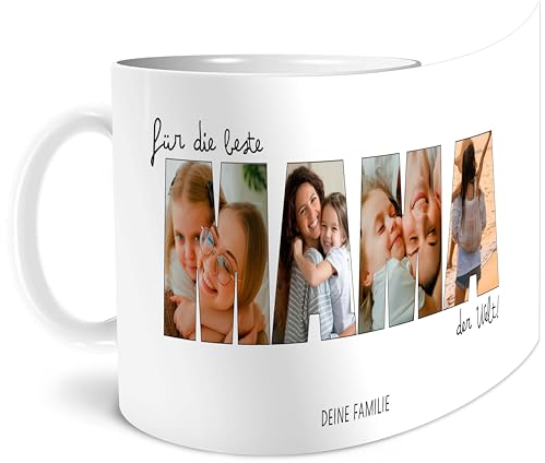 OWLBOOK® Personalisierte Fotogeschenke Geschenke für Mama Muttertagsgeschenke | Geburtstagsgeschenk für Mama Geschenk Geburtstag Muttertag | Foto Tasse Mama | Keramik 300 ml