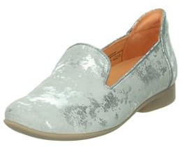Think! Damen GUAD2 chromfrei gegerbte nachhaltige Halbschuhe, Silber/Kombi 2000