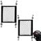 2 Motorcycle Cargo Nets, Cargo Net Motorcycle with 4 Hooks, Helmet Net for Motorcycle, Double Layer Motorbike Luggage Bungee Nets, for Luggage Helmet Motorcycle Bikes