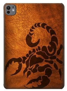 Scorpion Tattoo Tablet Hülle Schutzhülle Taschen für iPad Pro 11 (2024)