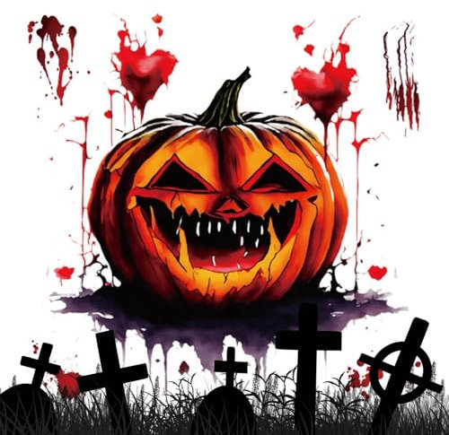 Autocollants muraux d'Halloween, autocollants muraux d'Halloween, autocollants de toilettes autocollants pour couvercle de toilette d'Halloween, autocollants muraux d'Halloween, autocollants de siège
