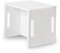 Ehrenkind® Kinder Hocker | Vielseitig & Stabil | Montessori Hocker | Wendehocker aus Birkenschichtholz | Weiß
