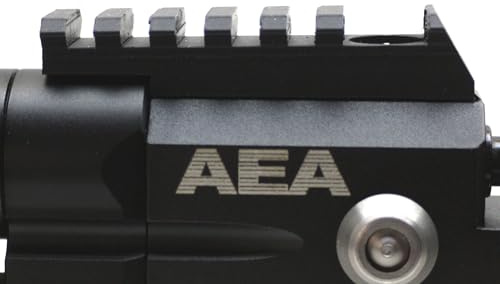 3DSR Vordere Picatinny Adapterschiene mit 1,2° Vorneigung für das AEA HPMAX MK2 Luftgewehr - Dovetail, Weaver Adapter (Schwarz)