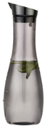 BMDOZRL Bouteille d'eau Bouteille de jus Transparente en Plastique résistant aux Chutes Bouteille Transparente pichet d'eau Froide avec pichet de jus de Couvercle Gourde(Clear,1600ml)