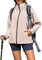 Durio Regenjacke Damen Wasserdicht Leicht Atmungsaktive Windbreaker Jacke mit Kapuze Fahrradjacke Fahrrad Sport Outdoorjacke für Frauen M Rosa