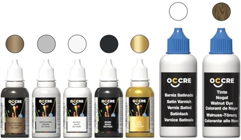 Occre Ref. 90564 - Acrylfarben-Set für Galeone Pirat Schwan Schwarz (Ref.12012)