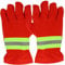 MAGICLULU 1Paar Feuerwehrhandschuhe Reflektierende Isolierte Atmungsaktive Rettungshandschuhe Für Bei Brandbekämpfungsarbeiten