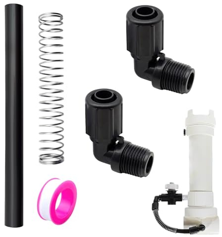 Pool Chlorinator Teile für Pentair Auto Feeder, Chlorinator Modell 320 und 322, Pool Zubehör Beinhaltet R172272 1/2 Zoll NPT 90 Grad Rohrverbinder, R172091 5/8 Zoll AD-Rohr, R171097 Rohrstütze
