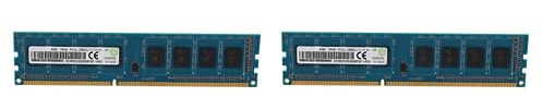 Uikdjgu 2X Mémoire de Bureau DDR3 4 Go 1RX8 PC3L-12800U 1600Mhz 240Pins 1.35V CL11 DIMM Ram pour Carte Mère