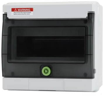 Offgridtec Verteilerkasten 9 TE & DIN-Schiene, IP66 wasserstrahlgeschützt | UV-beständig, staubdicht, abschließbar, temperaturbeständig bis 650 °C, Innen/Außen, Industrie & E-Ladeinfrastruktur