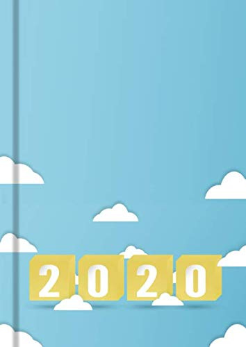 Buchkalender 2020 für jeden Tag, A4, Tageskalender und Planer (blau): Kalender als Buch, 1 Tag pro Seite für Planung, Ziele, Struktur, ideales Geschenk für's neue Jahr