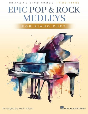 Epic Pop and Rock Medleys for Piano Duet.