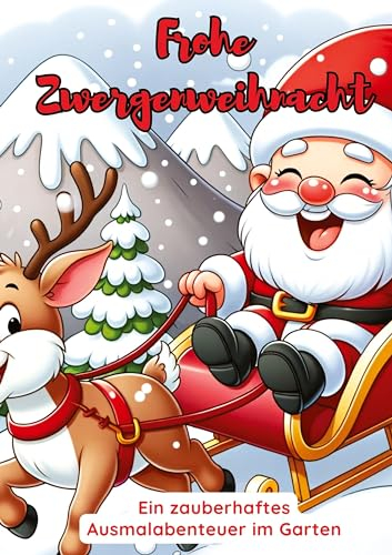 Frohe Zwergenweihnacht: Ein zauberhaftes Ausmalabenteuer im Garten