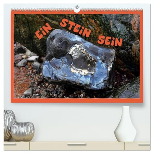 EIN STEIN SEIN (hochwertiger Premium Wandkalender 2026 DIN A2 quer), Kunstdruck in Hochglanz: Hier werden Steine an der Küste der Ostsee fotografisch kunstvoll in Szene gesetzt. (CALVENDO Natur)