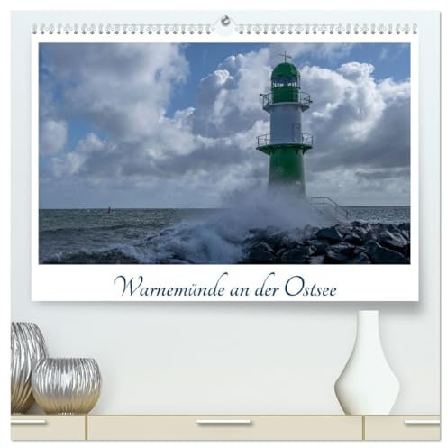 Warnemünde an der Ostsee (hochwertiger Premium Wandkalender 2026 DIN A2 quer), Kunstdruck in Hochglanz: Warnemünde Seebad der Hansestadt Rostock (CALVENDO Orte)
