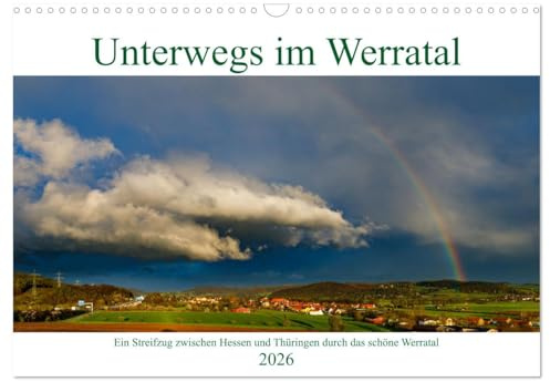 Unterwegs im Werratal (Wandkalender 2026 DIN A3 quer), CALVENDO Monatskalender