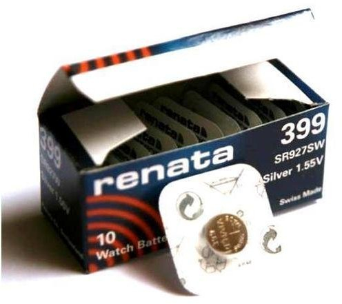 1 x Renata 399 Swiss Made Lithium-Knopfzelle