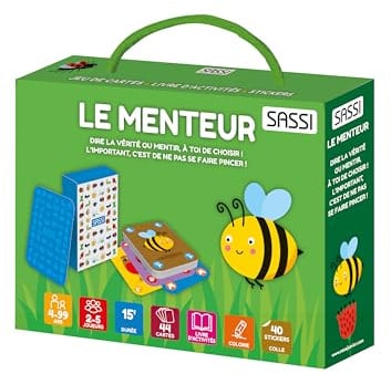 Le jardin. Le menteur. Valigetta con carte e stickers. Ediz. illustrata (Sassi junior)