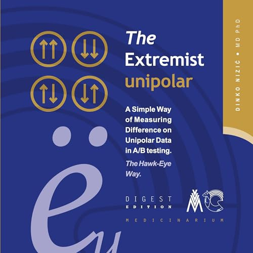 The Extremist unipolar (ëu): A Simple Way of Measuring Difference on Unipolar Data in A/B Testing. The Hawk-Eye Way.