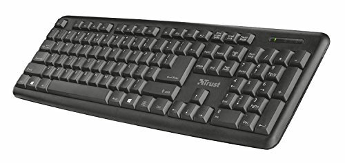 Trust Ziva Tastiera, Layout Italiano, Nero