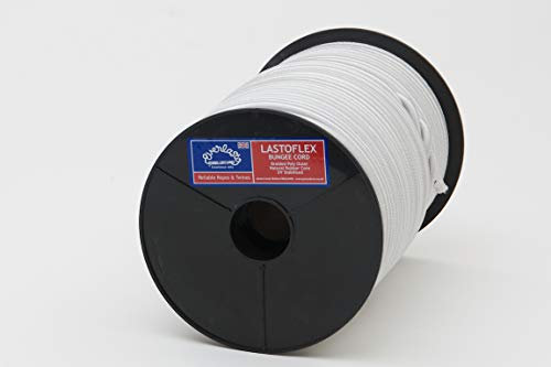 Everlasto 'Lastoflex' Elastic Shock Bungee Cord Rope White 8mm x 100M Reel