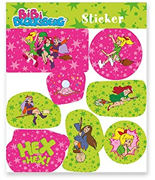 8 Sticker * BIBI BLOCKSBERG * als Mitgebsel, als Geschenk oder zum Basteln | Aufkleber Bilder Kinder Kindergeburtstag Geburtstag