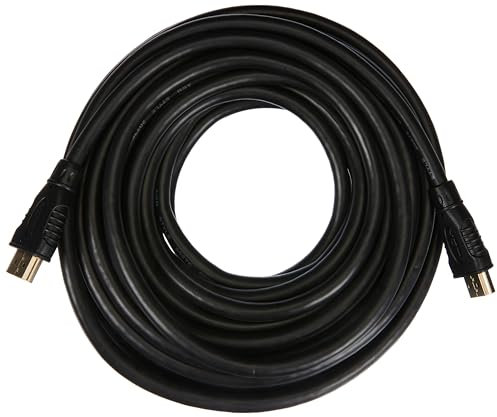 PremiumCord 4K HDMI Câble M/M 10,2Gbps, Connecteurs Plaqués or Avec Canal de Retour Audio, Compatible Avec la Vidéo 4K UHD 2160p, Deep Color, 3D, HDR, 3x Blindé, Noir, 10 m