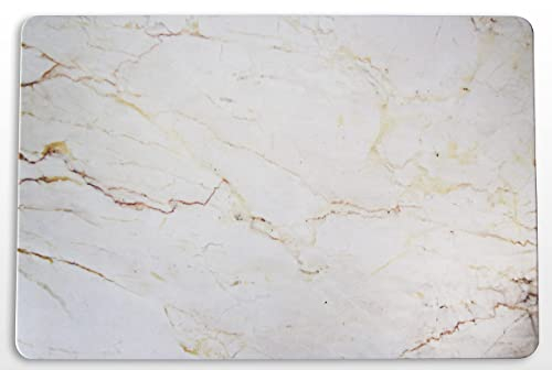 Schreibtischunterlage Motiv: Marmor marmoriert beige 40 x 60 cm abwischbar