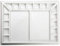 MEEDEN Artist Studio Porcelain Watercolor Paint Palette, 13 by 10 Inch Mixing Ceramic Painting Tray for Watercolor Gouache Painting, 17 Wells