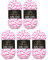 Wollbiene Softy Color 5 x 100 Gramm Chenillewolle Strickwolle, Babywolle, 500 Gramm Wolle Super Bulky (weiß-rosa-pink 113)